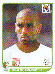 Khaled Lemmouchia Algeria samolepka Panini World Cup 2010 #231